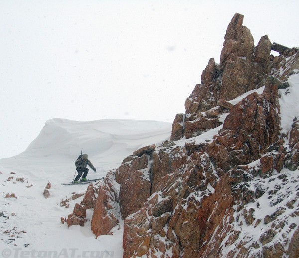 reed finlay enters sneaker couloir