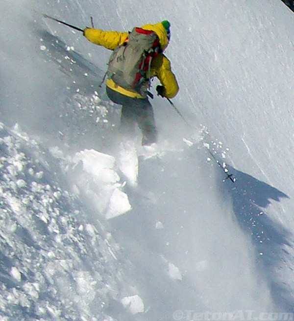 randosteve skis some windslab