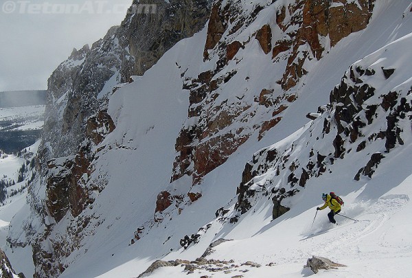 steve romeo skis into glacier gulch