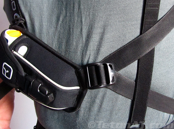 thread transciever waist strap under suspenders