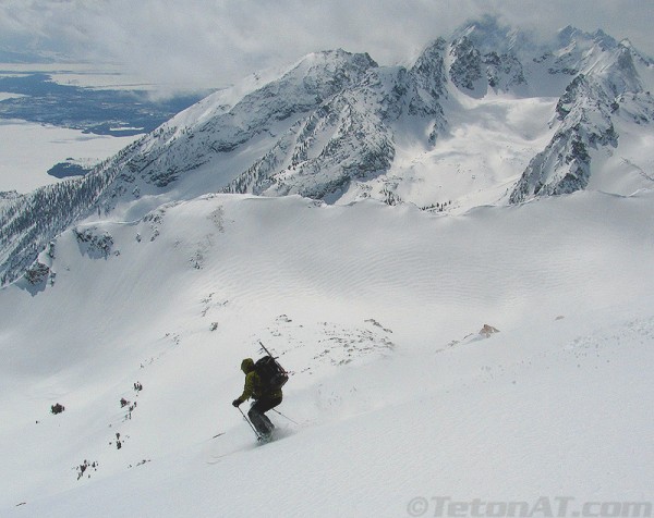 reed finlay skis in quartzite canyon