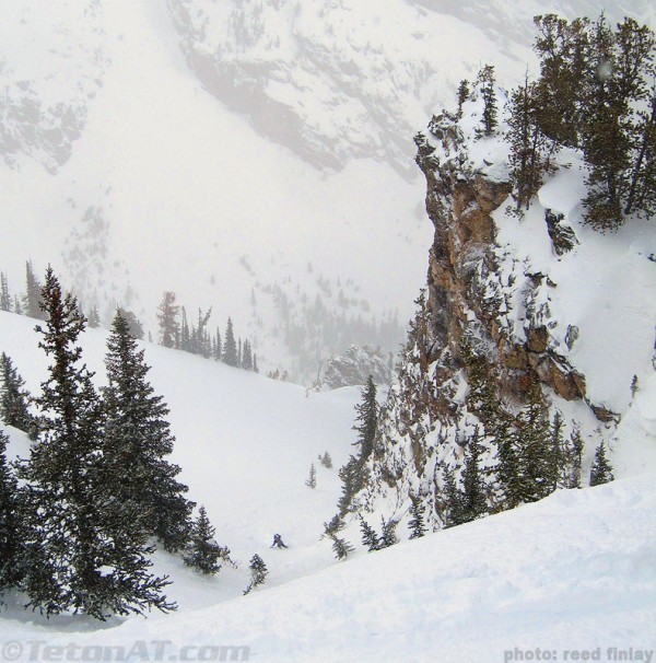 steve romeo skiing the north side of 25 short