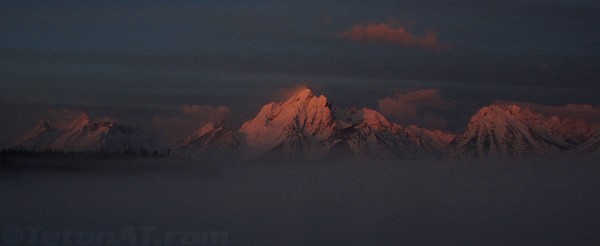 teton sunrise