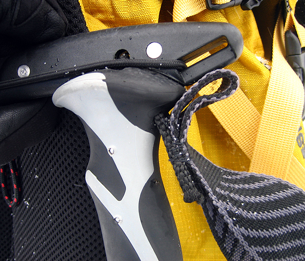 close up of whippet stitching