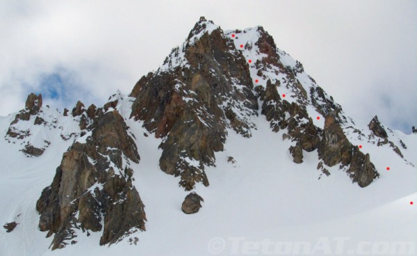 racing the sun couloir